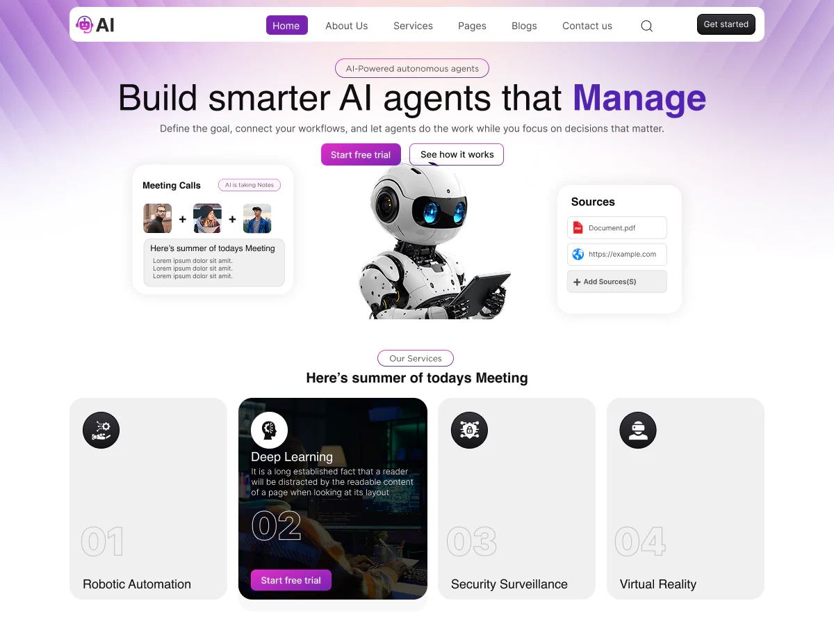 Artificial Intelligence WordPress Theme - Image 2