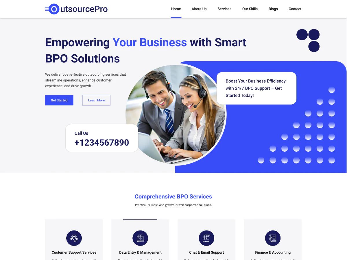 BPO WordPress Theme - Image 2