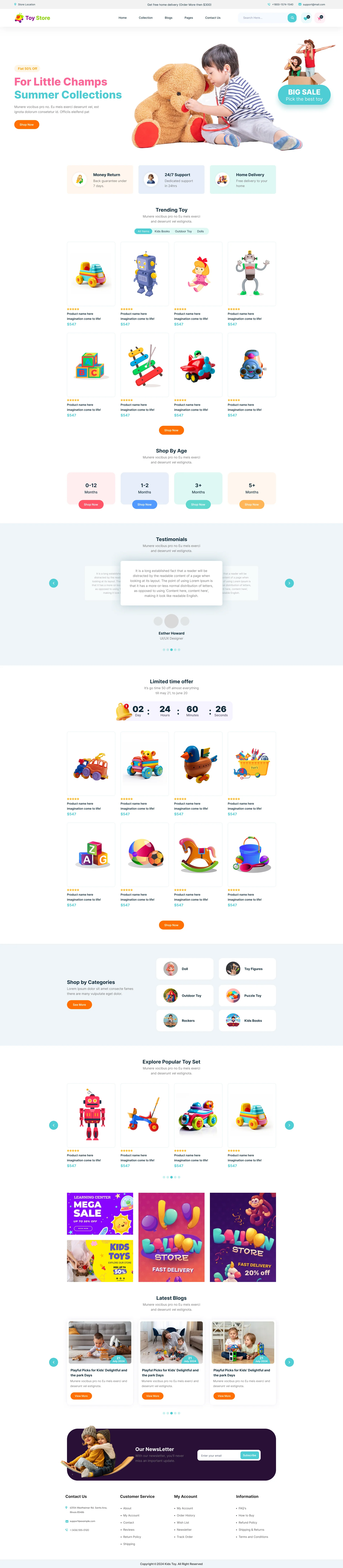 Toys WordPress Theme